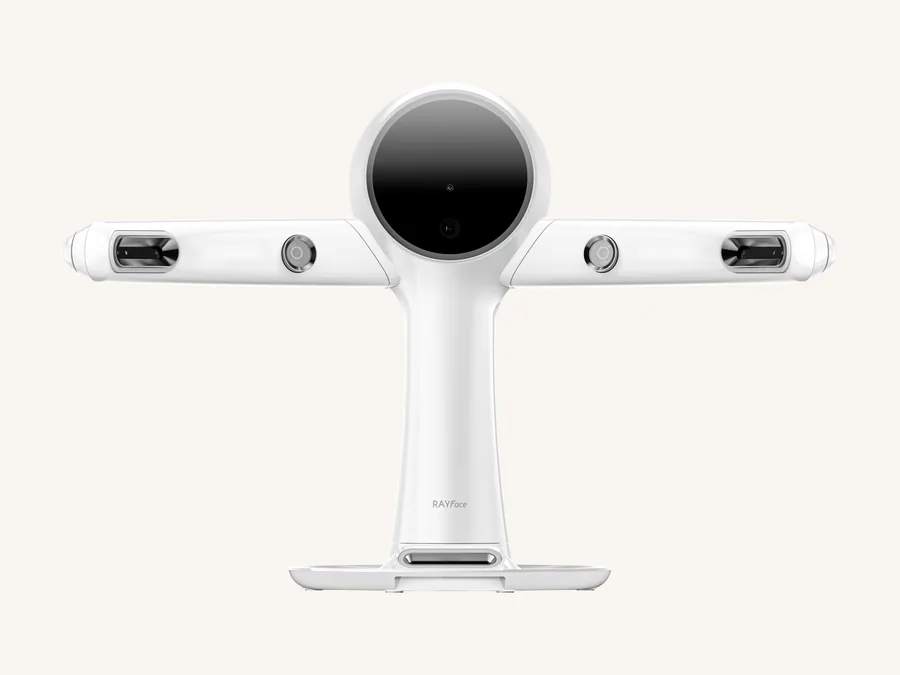 얼굴을 3차원으로 촬영하는 3D 얼굴 스캐너 RAYFace 정면 제품 사진